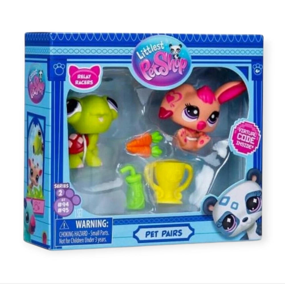Littlest Pet Shop Relay Racers Turtle Bunny Rabbit